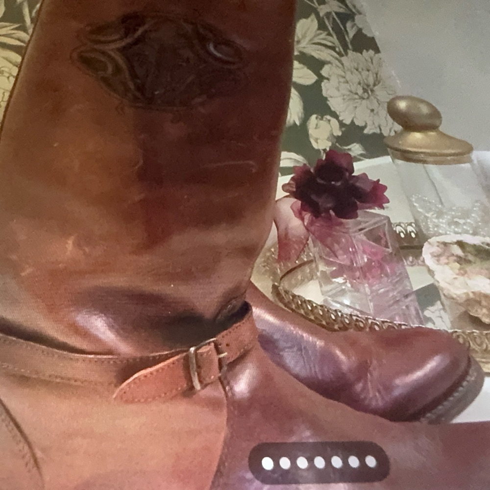 Frye Brown Leather Winter Boots